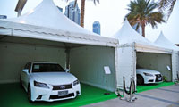 Lexus Full Hybrid Line-up at Dubai Green Auto Show