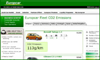 Europcar Fleet CO2 Emissions