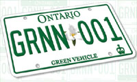 Green Licence Plates