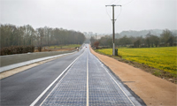World's first solar panel road opens in France