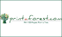 PrintAForest.com - Print 100 pages, Plant A Tree