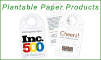 Plantable Paper Products