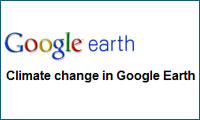 Climate change in Google Earth